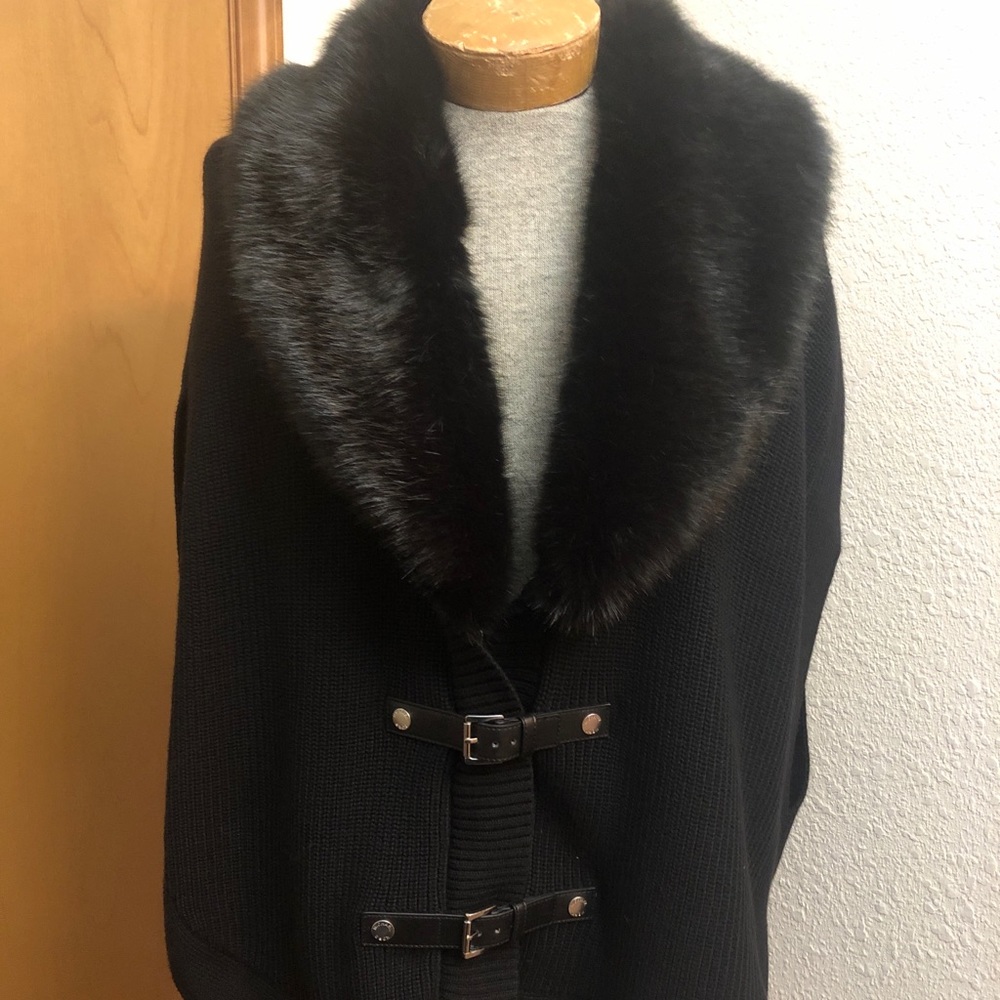 Michael Kors Faux Fur Lined Sleeveless Vest